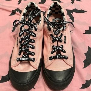 Vans Lazy Oaf limited edition “sorry I’m late” shoes